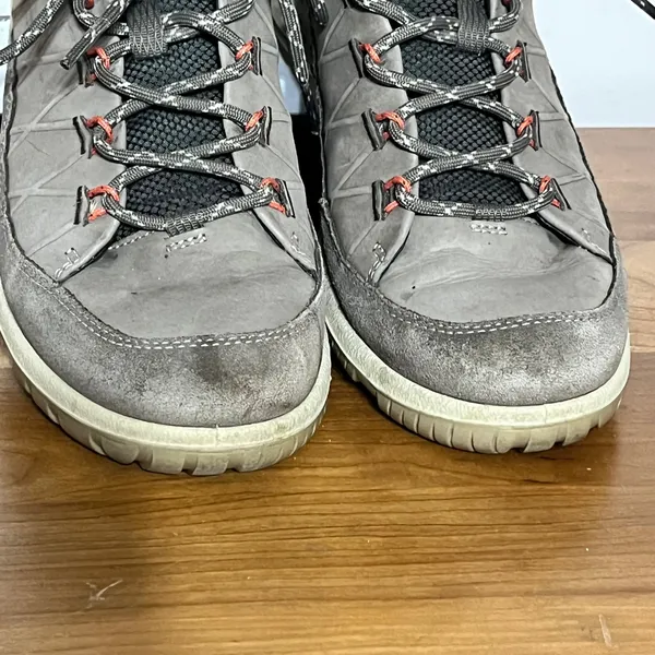 ECCO Receptor Lite‎ Yak Leather Hiking Shoes Taupe Brown Sneakers Womens 39 - Image 4