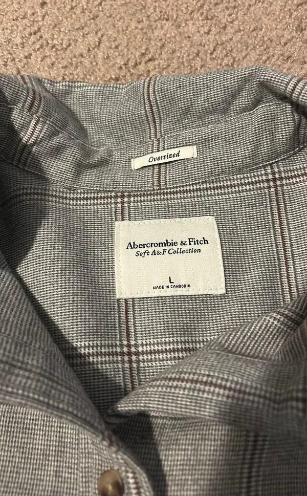 Abercrombie Soft Oversized Flannel - Image 2