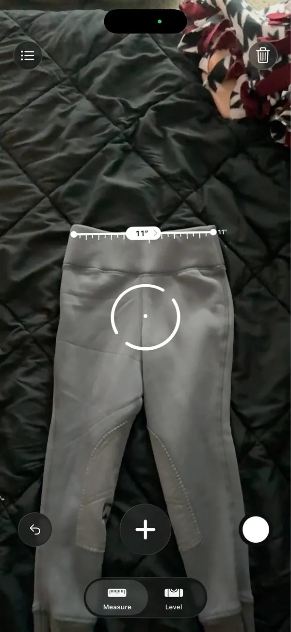 {RIDING SPORT} Knee Patch Gray Fleece-Lined Horseback Riding Breeches Leggings - Image 8
