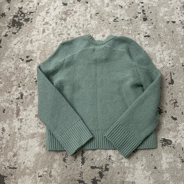 Abercrombie & Fitch Madeline Textural Sweater Size XXS in Green - Image 3
