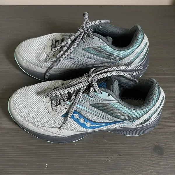 Saucony Women's Sneakers Cohesion Tr15 Running Shoe Gray Blue Size‎ 8 S 10707-15 - Image 3