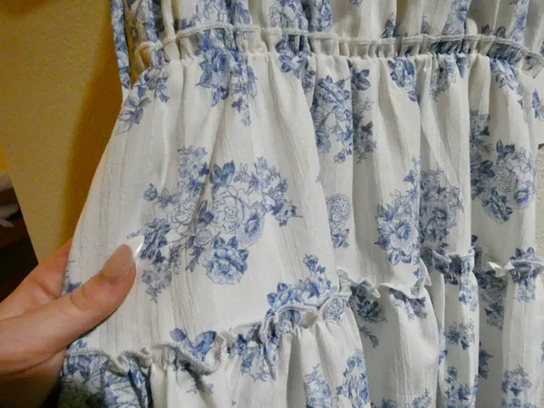 Altar'd State Summer Dress Floral Blue - Image 5