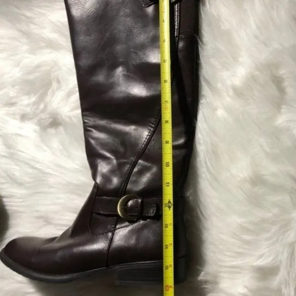 Life Stride Women's Cold Weather Weather Side Zipper Dark Brown Boots Sz 8.5 - Image 11