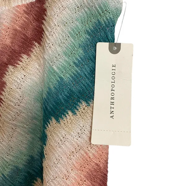 Maeve Anthropologie Women's Chevron Striped‎ MARIA Knit Midi Skirt Size XL NWT - Image 7