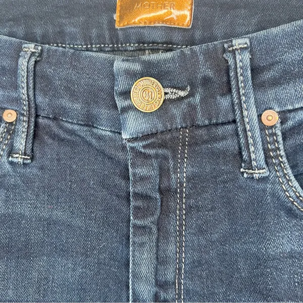 MOTHER casual Dark Blue looker ankle fray size 25‎ - Image 6
