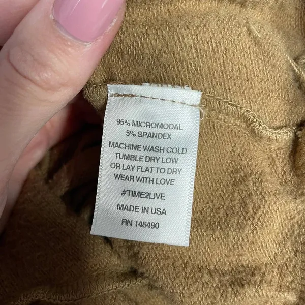 Electric‎ & Rose Melrose Micromodal Hoodie Honey Tan Brown Size Medium - Image 8