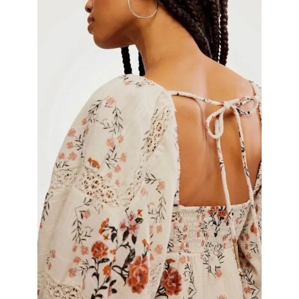 Free People Ethereal Dainty All the Attitude Printed Maxi Dress Medium Cottage - Image 4
