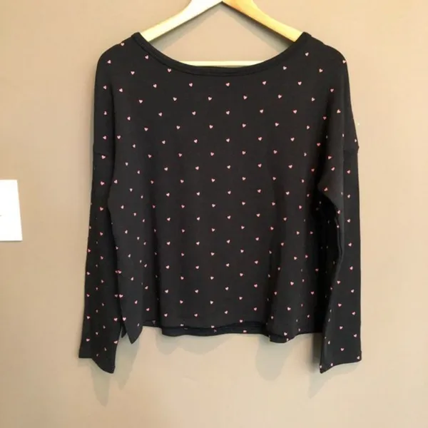 NWT Plush Fleece Lined Heart Lounge Set PJ Small‎ - Image 4