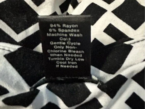 Ann Taylor Black & White Geometric Sleeveless Women’s Dress LG - Image 12