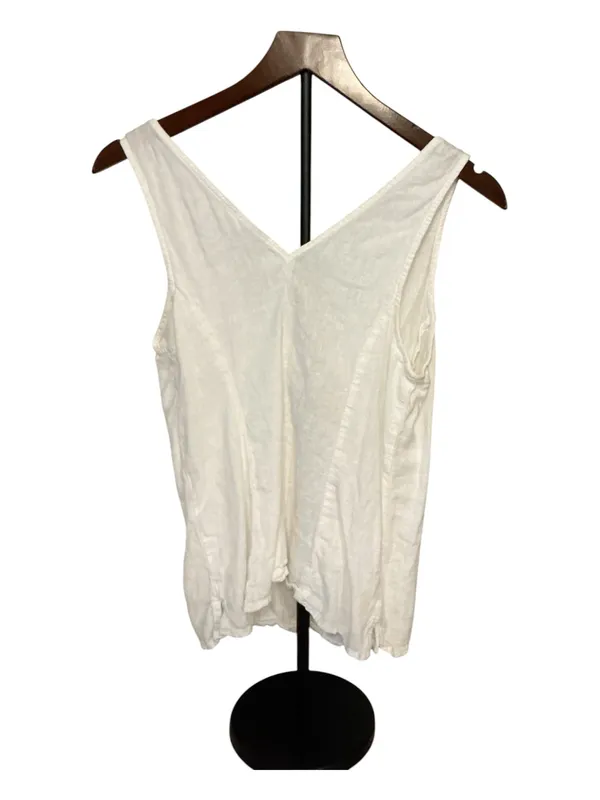 A New Day White Lace-Up Front V-Neck Tank Top – Size Small (S) - Image 2