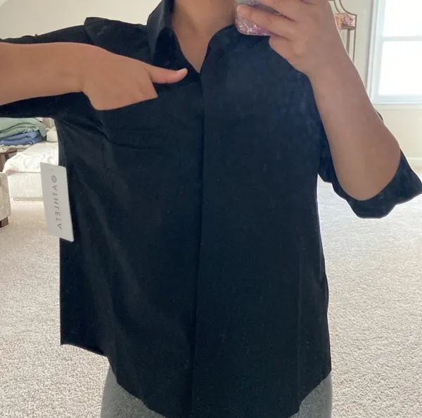 Athleta button up shirt. Fits s - Image 8