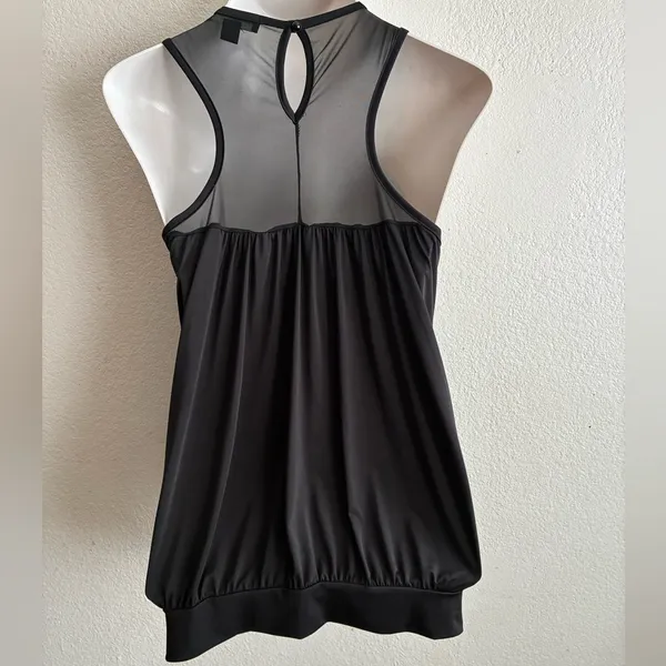 Forever 21 Y2K Black Colorful Beads Tunic Top/ Mini Dress XL - Image 3