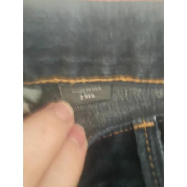 Armani Exchange‎ Jeans Flare High Rise Dark Wash Indigo Retro Denim 2 REG - Image 7