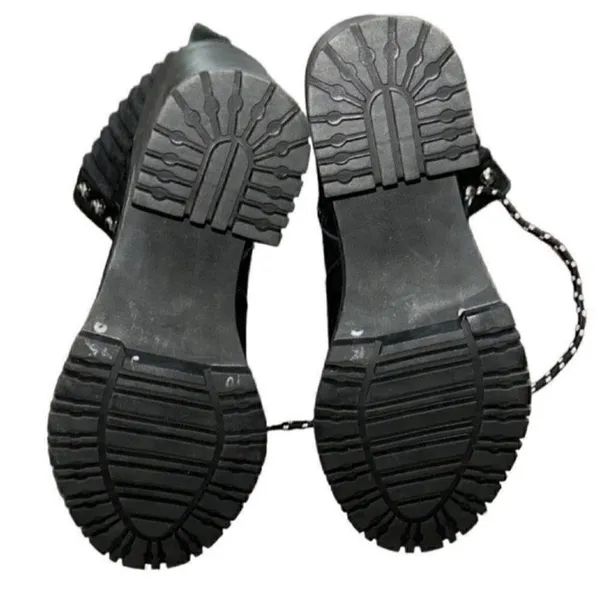 Chelsea & Violet Black Leather Suede Boots(Size 10M) - Image 3