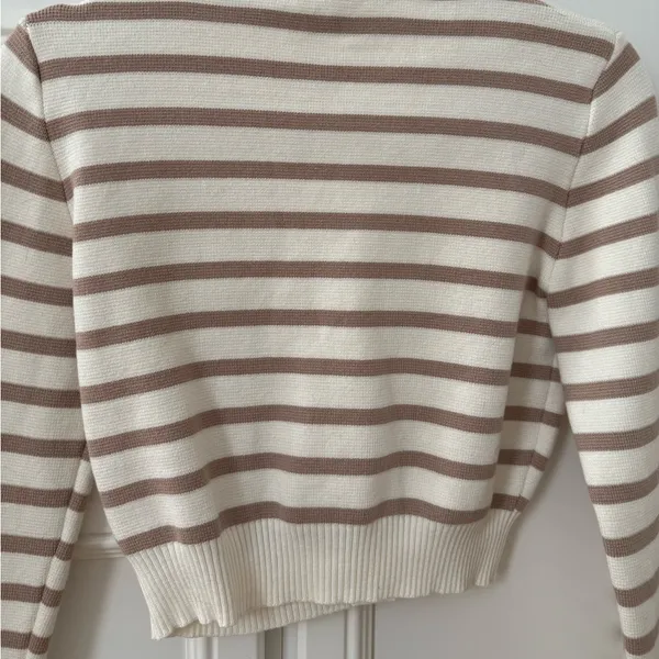 Meshki Striped Knit Cardigan - Image 7