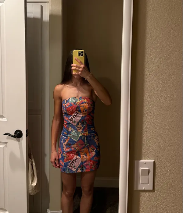 Peppermayo Tube Mini Dress - Image 4