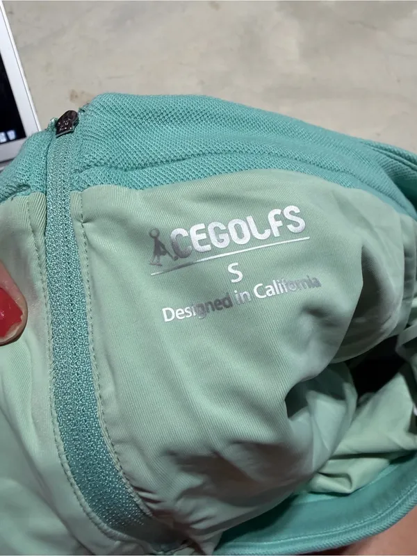 Acegolfs NWT Teal Pocket golf skort small Green - Image 7