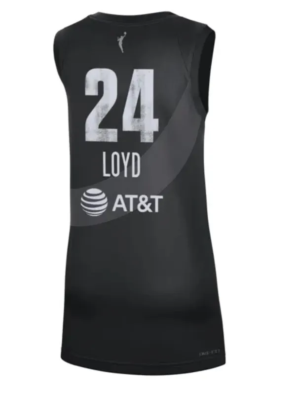 NWT Nike $100 Jewell Loyd Storm Rebel Edition Dri-Fit Wnba Victory Jersey M - Image 3