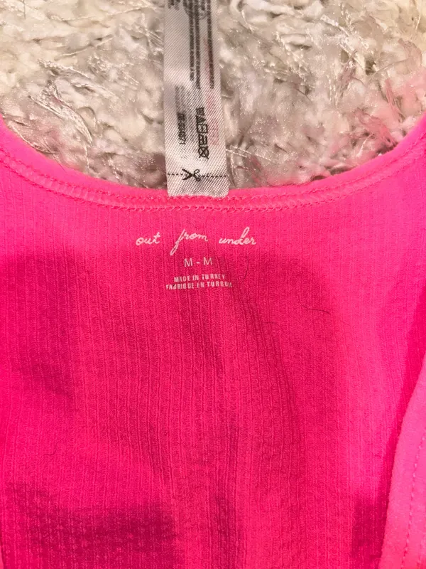 Hot Pink Urban Outfitters Tank Out From Under - Image 2