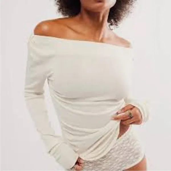 Free People Intimately Night We Met Long Sleeve Tee Seasalt Size S NWOT - Image 13