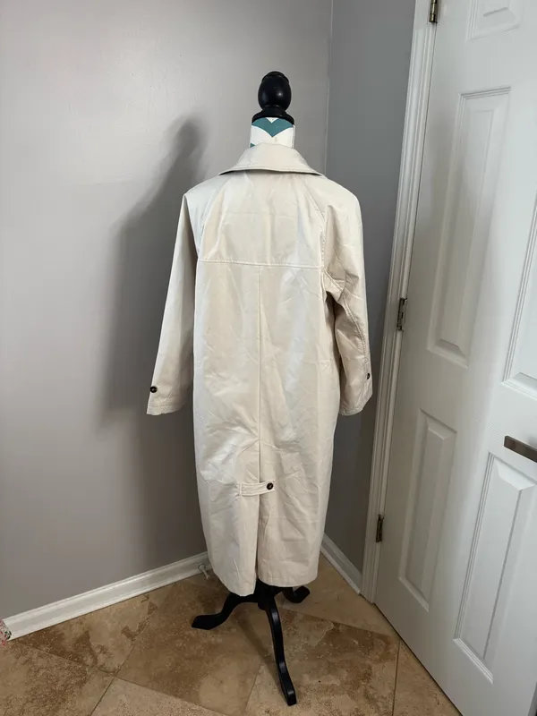 Ivory Trench Coat - Image 2