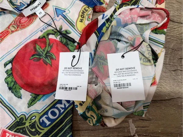 MIAOU Elektra Skirt and mini top in Figaro‎ Print size xs NWT - Image 5