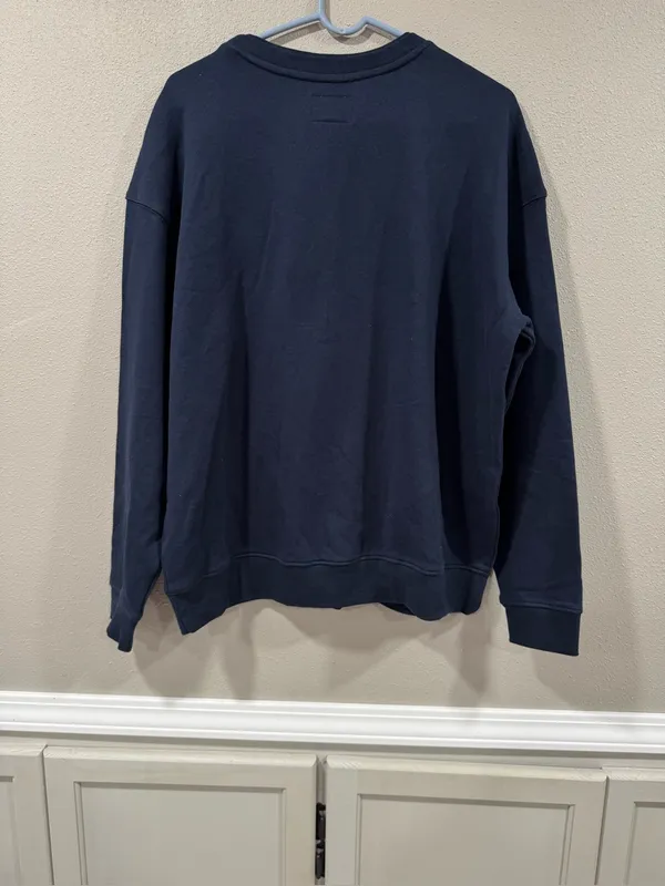NWT Goodfellow & Co Men's Navy Crewneck Sweatshirt - Image 4