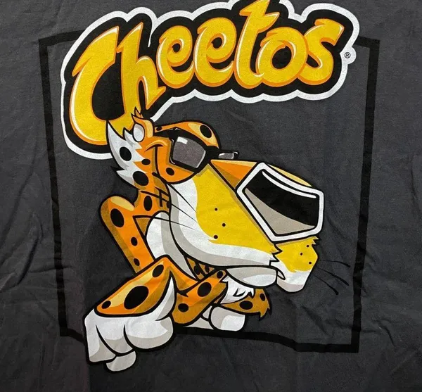 Cheetos Chester Cheetah Frito-Lay Chips Promo Tee M - Image 3
