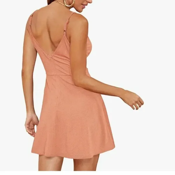 Coral Casual Dress Sz‎ S Pink - Image 2