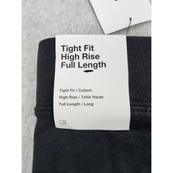 Nike Pants Womens XS Black Tight Leggings High Waisted Logo Swoosh Running Pants - Image 9