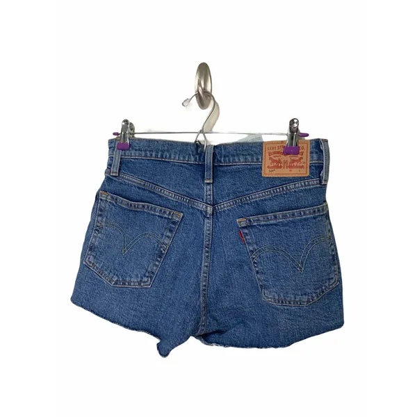 Levi's 501 high waisted cut off‎ shorts size 27 W NWT - Image 2