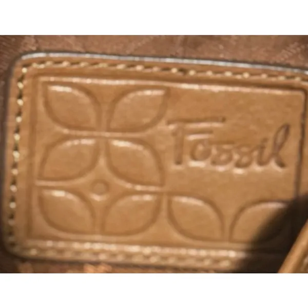 Fossil Women's Vintage Geniune Brown Soft Supple Leather Crossbody Shoulder Bag - Image 4