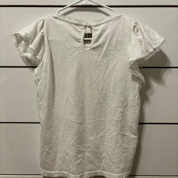 By Anthropologie Spliced Lace Tee - Image 3