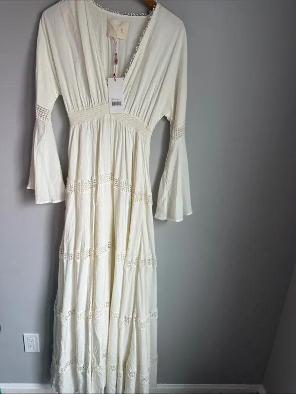 NEW The Jetset Diaries hammock maxi dress in Ivory Medium - Image 2