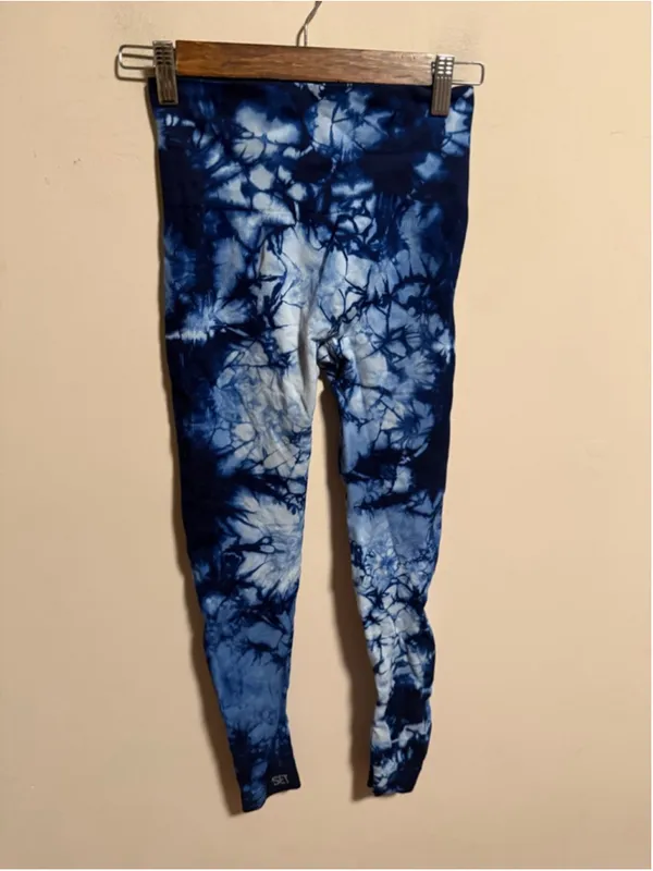 SetActive Blue Crush Shibori Tie Dye Seamless Legging- Size Small Medium - Image 2
