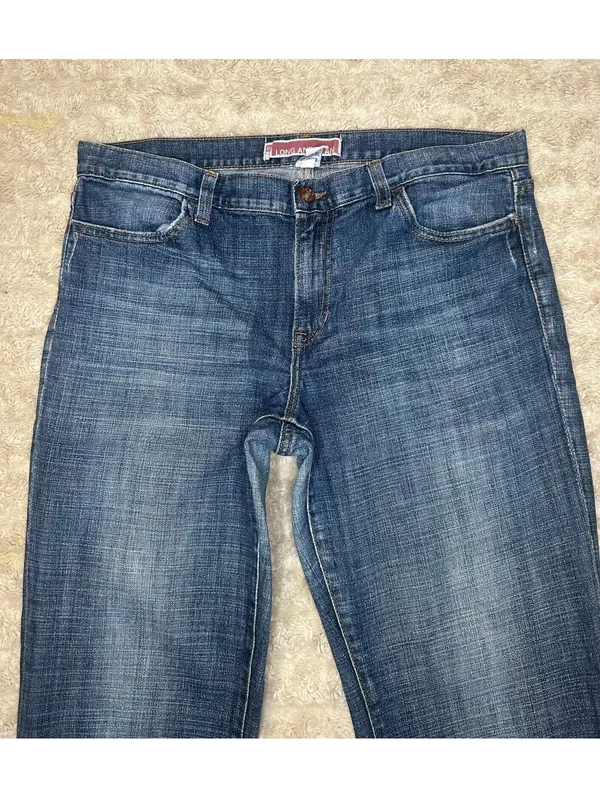 GAP Long and Lean medium wash bootcut denim jeans Size 12 Long Y2K 2000s retro - Image 2