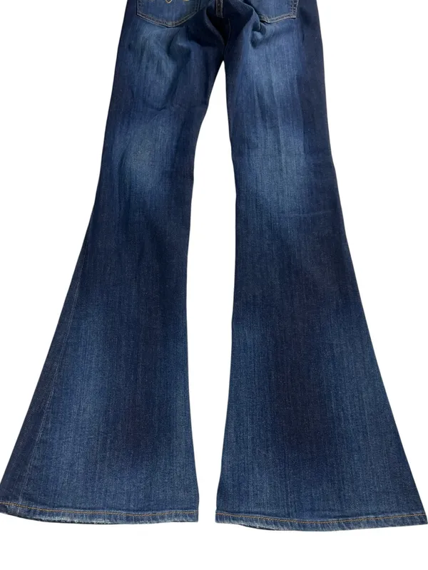 Genuine Red Engine Vintage Original Denim Mid-Rise Hip-Slimming Flare Jeans 27 - Image 13