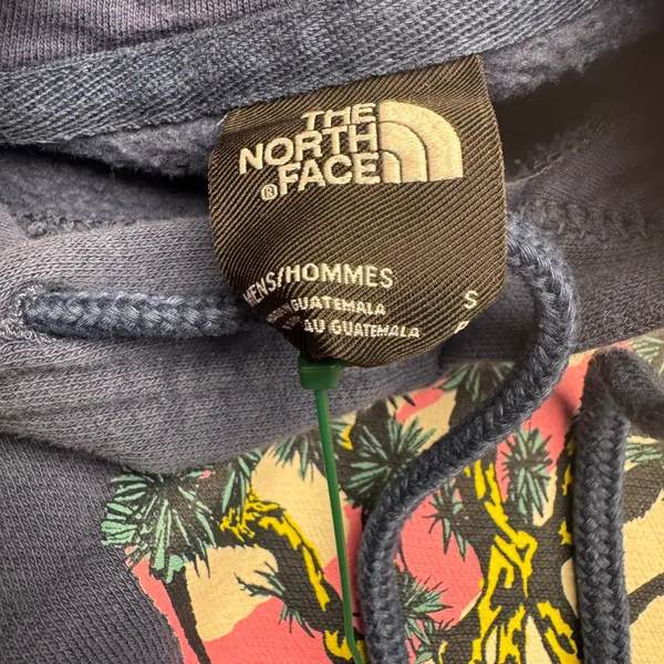 The‎ North Face Graphic Hoodie Sweatshirt Blue Desert Landscape Print women S - Image 3