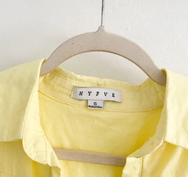 HYFVE Yellow Cotton Tiered Swing Dress - Image 6