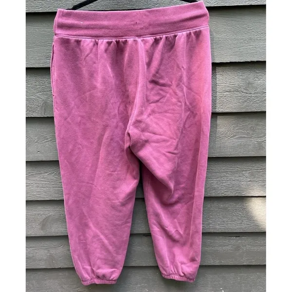 Nike Phoenix Fleece Oversized Baggy Sweatpants Joggers Size L Maroon Purple - Image 6