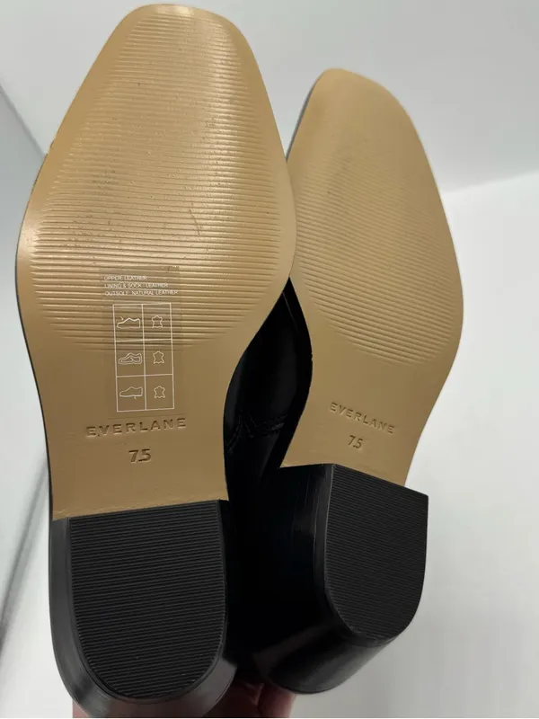 NEW Everlane‎ The Havana Boot Black Leather Size 7.5 Neutral Western Minimalist - Image 3