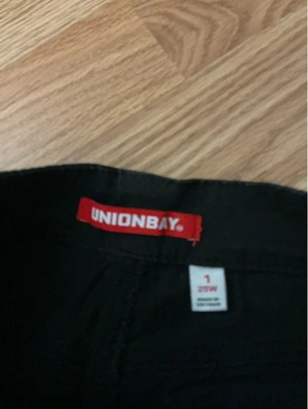 Y2K Unionbay Black Low Rise Shorts Size 1 (25W) - Image 3