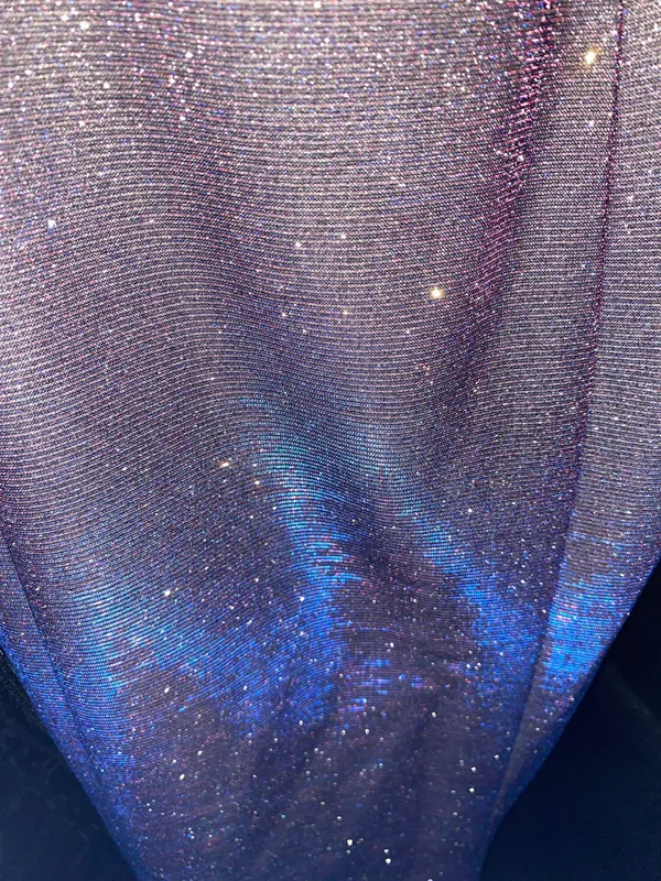 Sherri Hill Purple Glittery Prom Dress! - Image 9