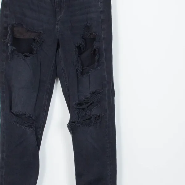 American Eagle High Rise‎ Distressed Mom Jeans Women's Size 00R - Image 3