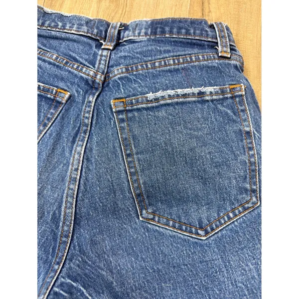 Abercrombie & Fitch Curve Love 90s‎ Straight Ultra High Rise Jeans Blue 26 2S - Image 2