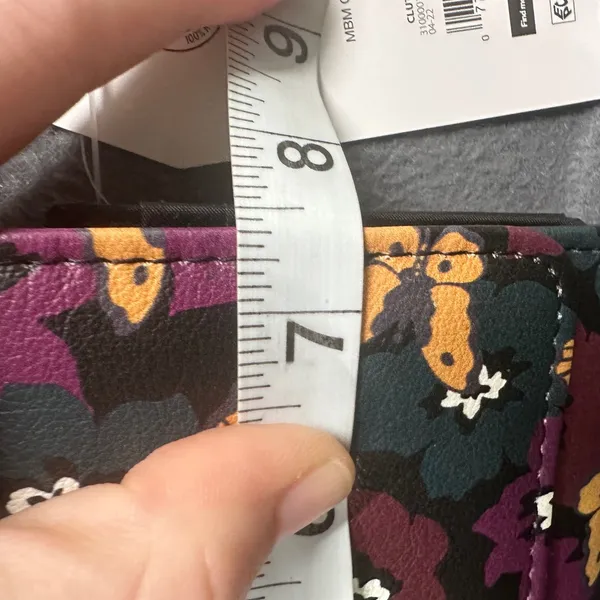 Time and Tru Checkbook Wallet Butterfly Floral Clutch Organizer Wallet NWT - Image 9