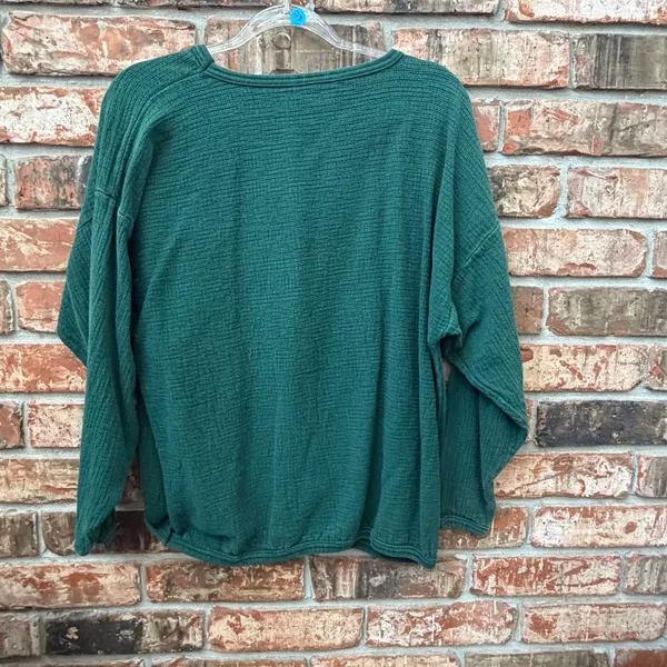 Chic Vintage Teddy Bear Pullover Medium Large M/L 90s Cottagecore Green - Image 6