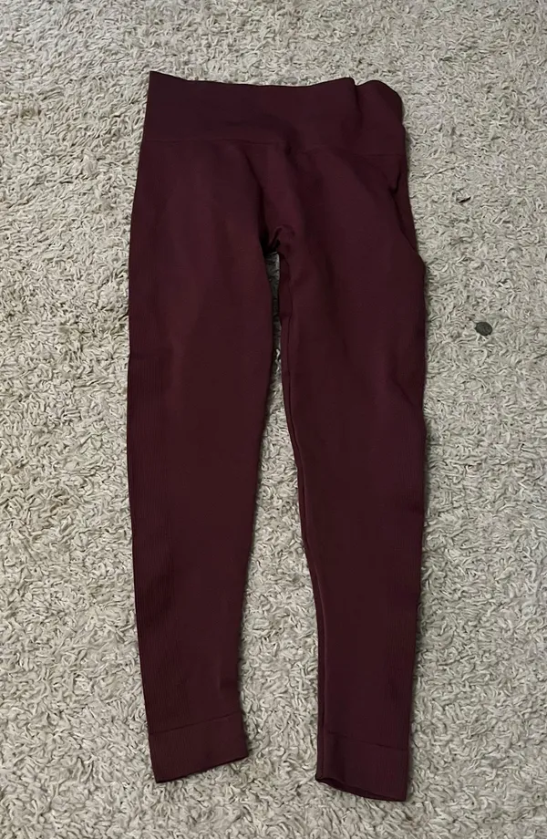 Set Active Brownish Seamless Leggings Size Medium - Image 3