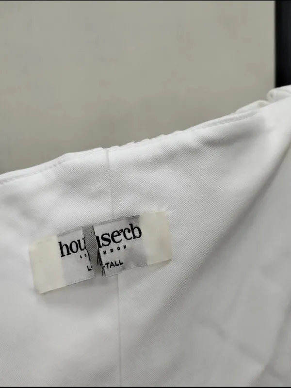 HOUSE OF CB L A-C longer length 'Katherine' White Strapless‎ Corset Mini Dress - Image 10
