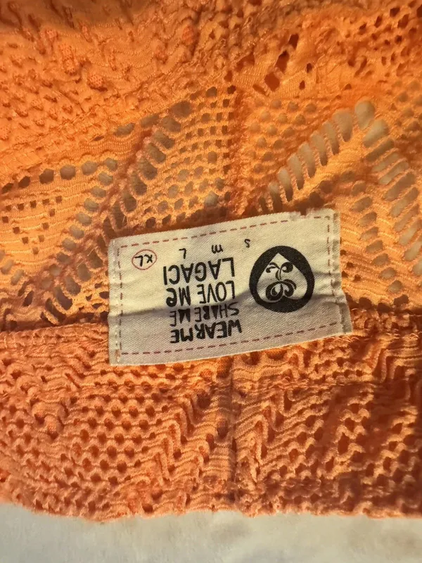 Lagaci Beach Shorts Orange XL - Image 7